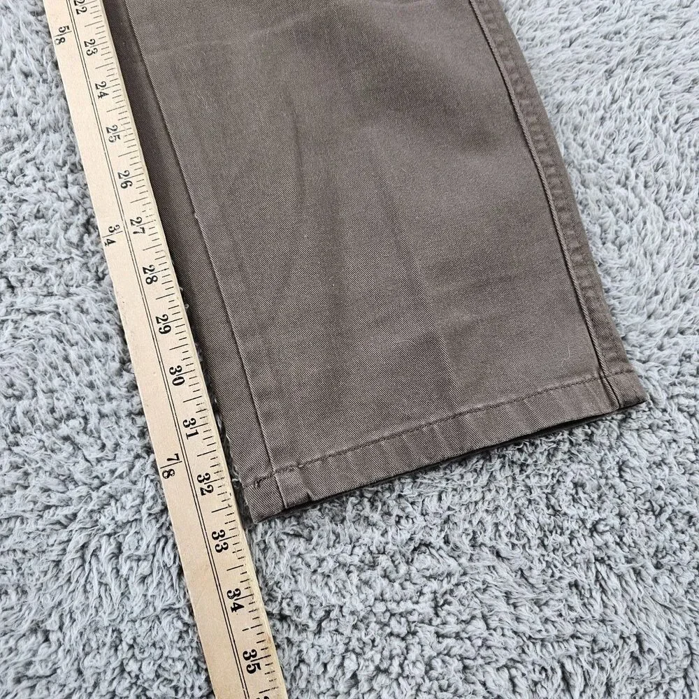 Joseph Abboud Pants 32x33 Khaki Brown Chino Comfort Stretch Preppy Casual NWT